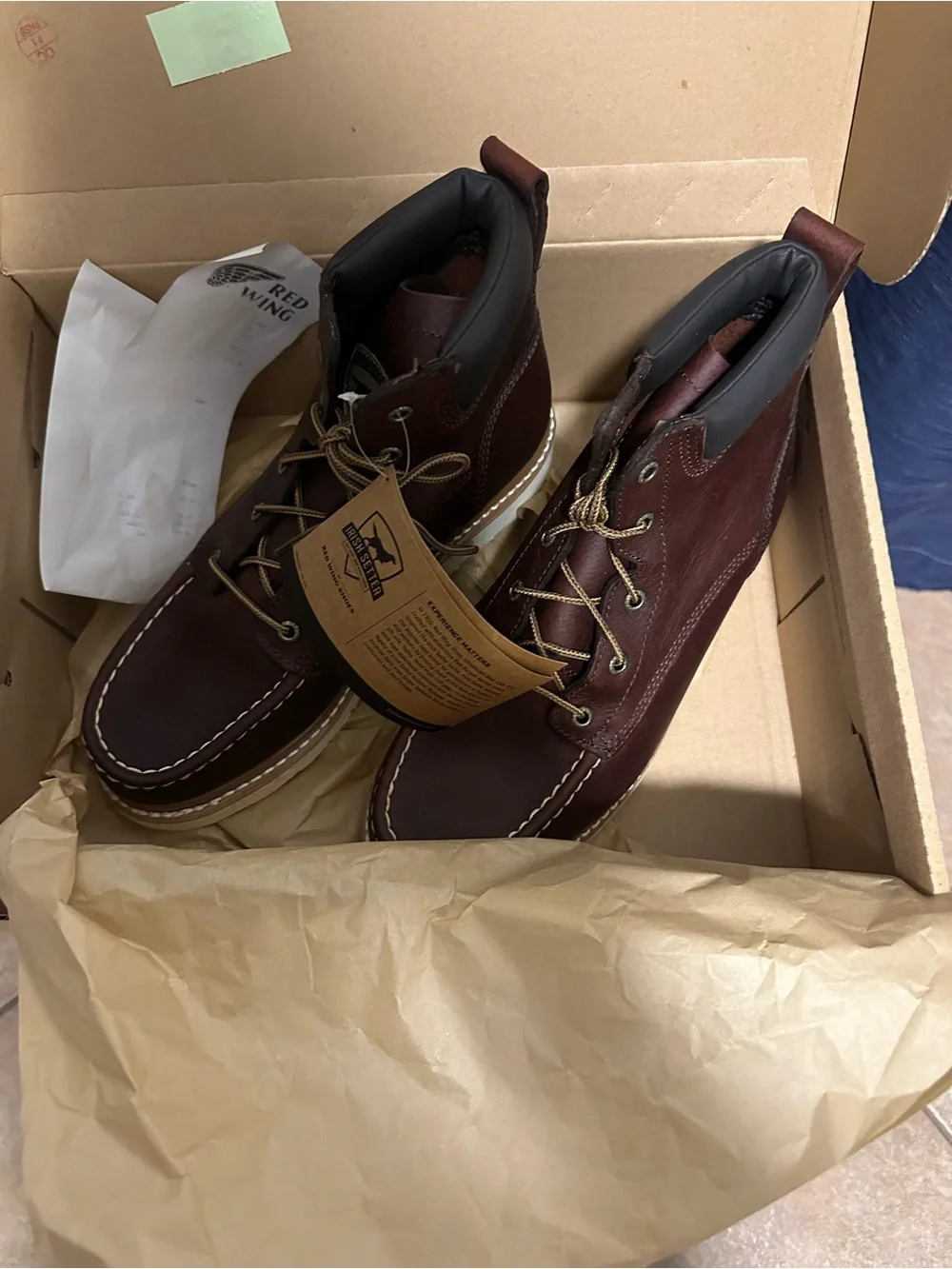 Red Wing Shoes Men's Dark Brown Leather Boots Ashby Irish setter